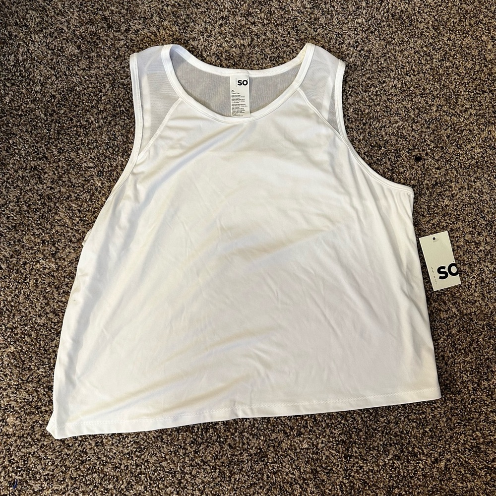 SO Classic White Tank Top